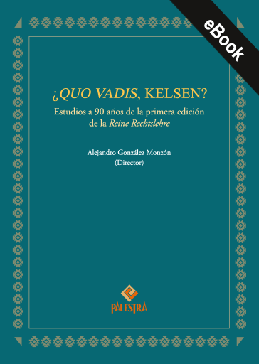Portada del libro «¿Quo Vadis, Kelsen?», de Alejandro González Monzón