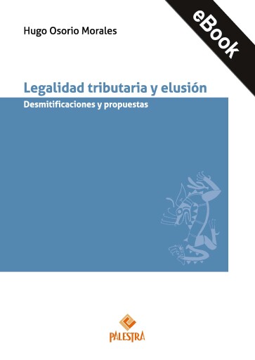 Portada del libro «Legalidad tributaria y elusión», de Hugo Osorio Morales