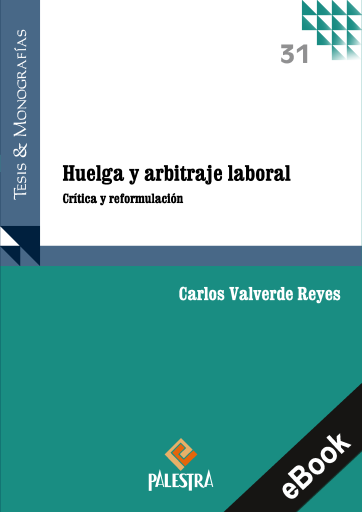 Portada del libro «Huelga y arbitraje laboral», de Carlos Valverde Reyes