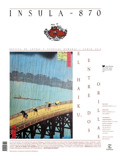 El haiku, entre dos orillas (Ínsula n° 870, junio de 2019)