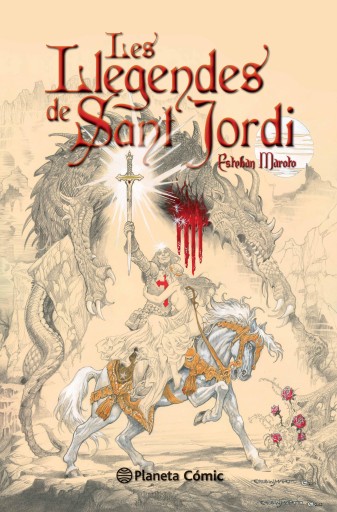 Portada del libro «Les llegendes de Sant Jordi», de Esteban Maroto Torres