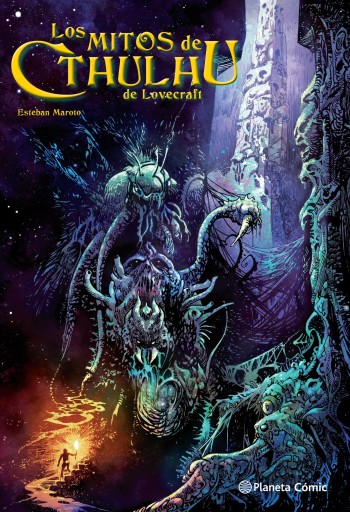 Portada del libro «Los mitos de Cthulhu de Lovecraft por Esteban Maroto», de Esteban Maroto Torres