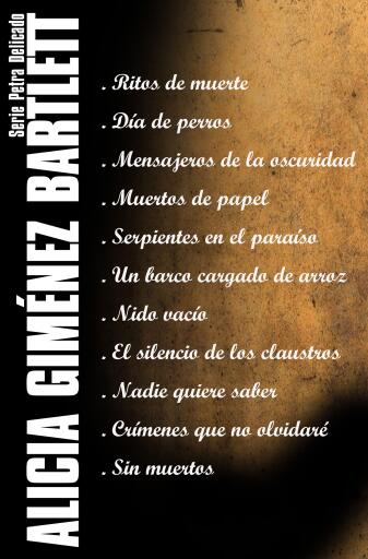 Portada del libro «Serie Petra Delicado (Pack) (Edición de 2024)», de Alicia Giménez Bartlett
