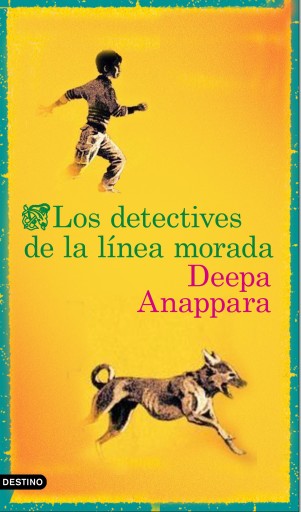 Portada del libro «Los detectives de la línea morada», de Deepa Anappara