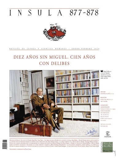 Diez años sin Miguel. Cien años con Delibes (Ínsula n° 877-878)