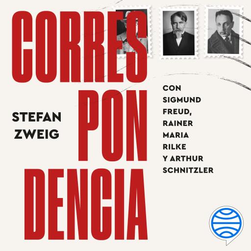 Portada del audiolibro «Correspondencia», de Stefan Zweig