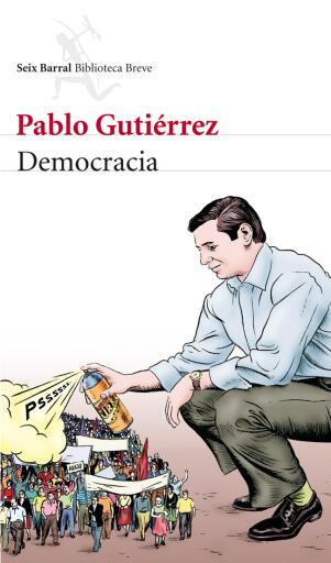 Portada del libro «Democracia», de Pablo Gutiérrez