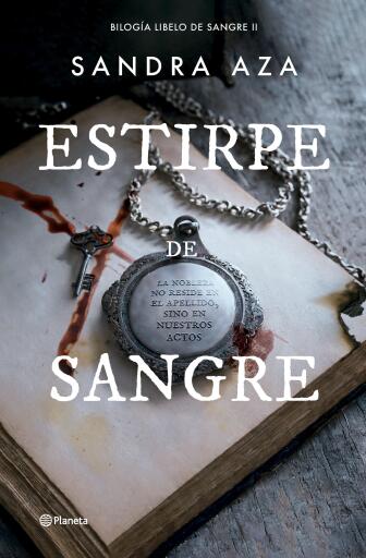 Portada del libro «Estirpe de sangre», de Sandra Aza