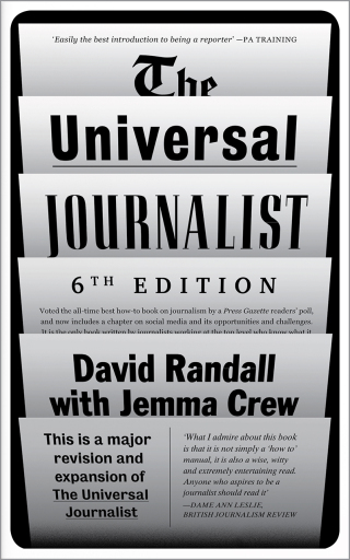 Portada del libro «The Universal Journalist», de David Randall
