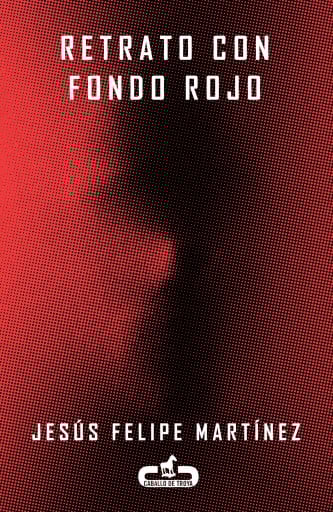 Retrato con fondo rojo