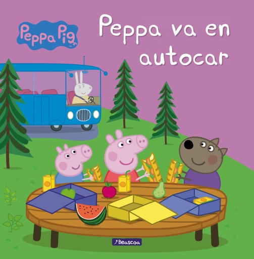 Peppa Pig. Un cuento - Peppa va en autocar