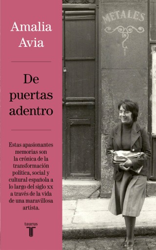 Portada del libro «De puertas adentro», de Amalia Avia