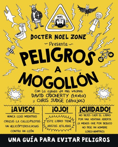 Portada del libro «Peligros a mogollón», de David O'Doherty