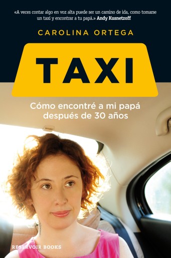 Portada del libro «Taxi», de Carolina Ortega