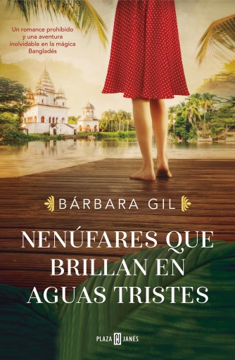 Portada del libro «Nenúfares que brillan en aguas tristes», de Bárbara Gil