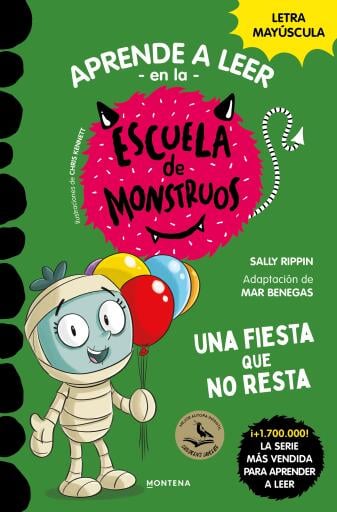 Portada del libro «Aprender a leer en la Escuela de Monstruos 20 - Una fiesta que no resta», de Sally Rippin