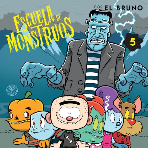Portada del libro «Escuela de Monstruos 5», de El Bruno