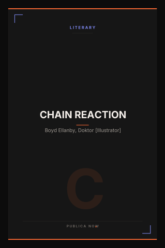 Portada del libro «Chain Reaction», de Vito