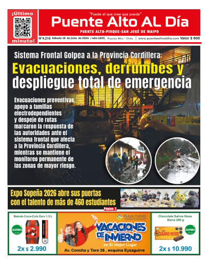Portada del libro «Edición impresa sábado 18 Julio 2026»