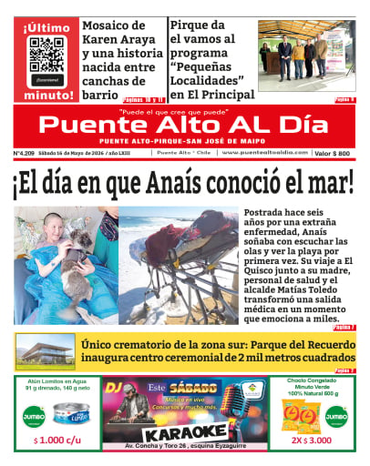 Edición impresa sábado 16 de Mayo 2026