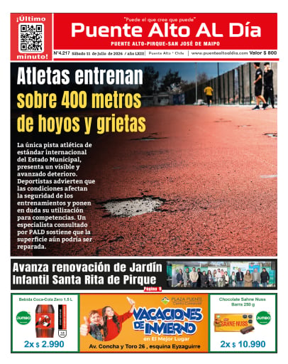Portada del libro «Edición impresa sábado 11 de Julio 2026»