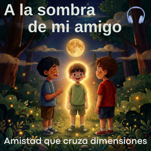 Portada del audiolibro «A la Sombra de mi Amigo», de Rodrigo Menares