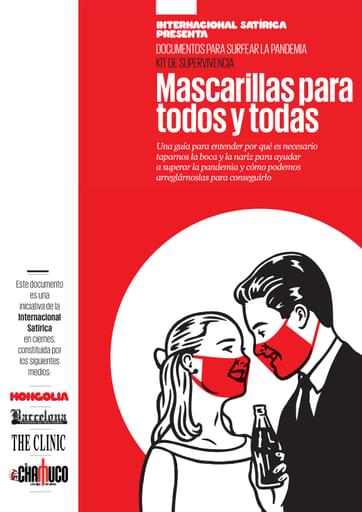 Portada del libro «MASCARILLAS INTERNACIONAL SATÍRICA ok»
