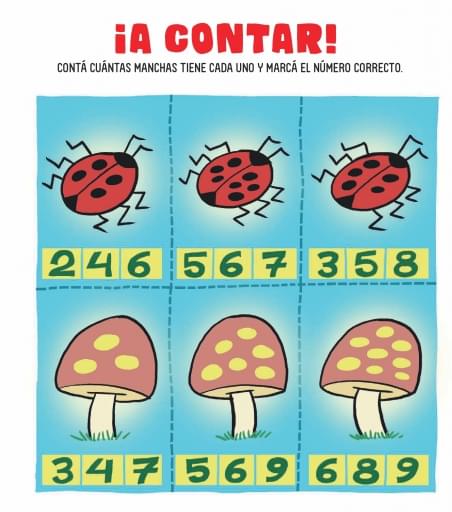 Números: ¡A contar lunares!