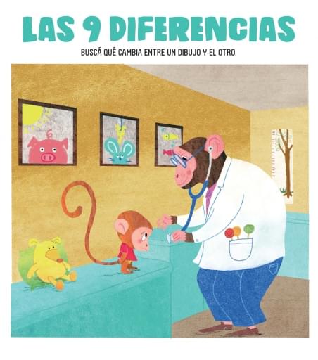 Las diferencias: Mono pediatra