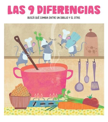 Las diferencias: Ratones cocineros