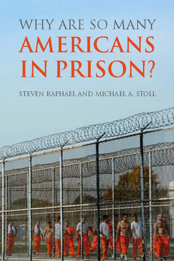Portada del libro «Why Are So Many Americans in Prison?», de Steven Raphael, Michael A. Stoll