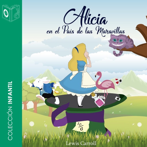 Portada del audiolibro «Alicia en el país de las maravillas - Dramatizado», de Lewis Carroll