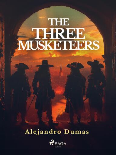 Portada del libro «The Three Musketeers», de Alexandre Dumas