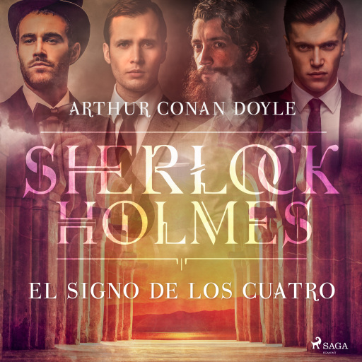 Portada del audiolibro «El signo de los cuatro», de Arthur Conan Doyle