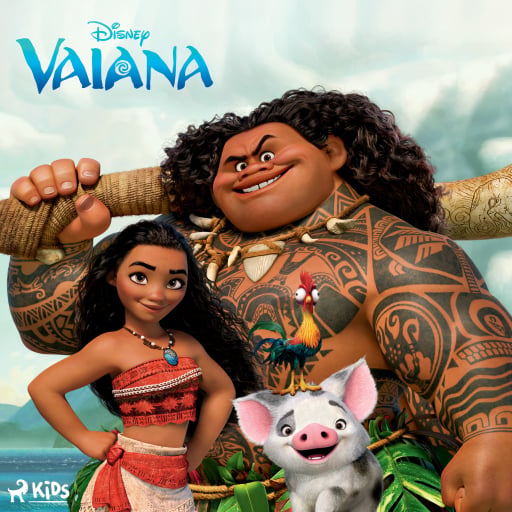 Portada del audiolibro «Vaiana», de Disney