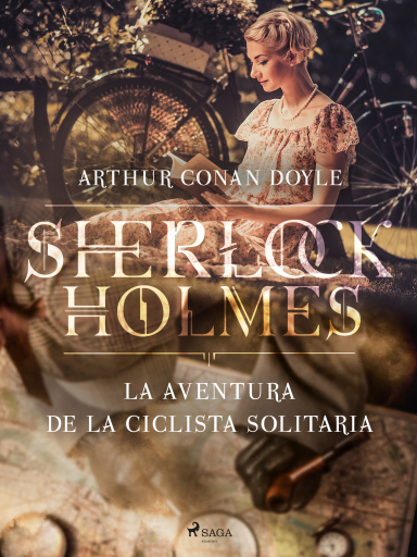 Portada del libro «La aventura de la ciclista solitaria», de Arthur Conan Doyle