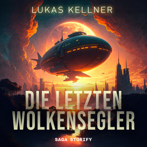 Portada del audiolibro «Die letzten Wolkensegler», de Lukas Kellner