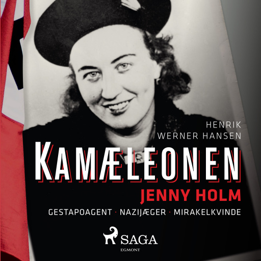 Portada del audiolibro «Kamæleonen», de Henrik Werner Hansen