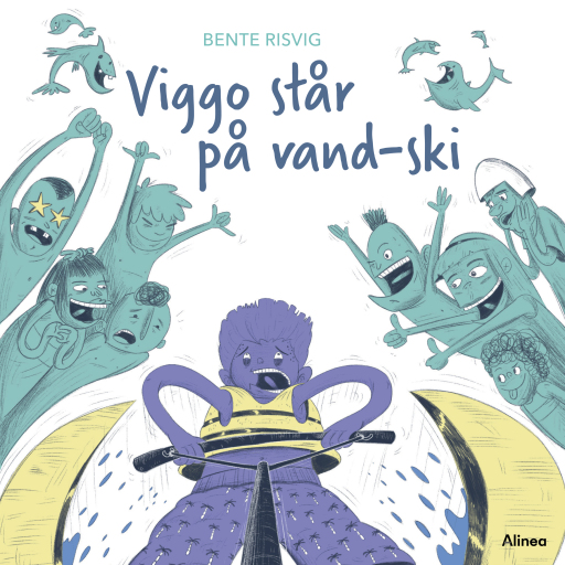 Viggo står på vandski