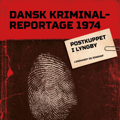 Portada del audiolibro «Postkuppet i Lyngby», de Diverse