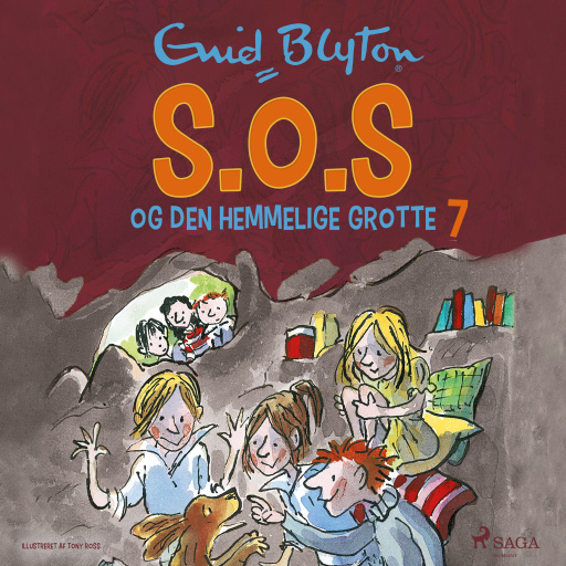 Portada del audiolibro «S.O.S og den hemmelige grotte (7)», de Enid Blyton