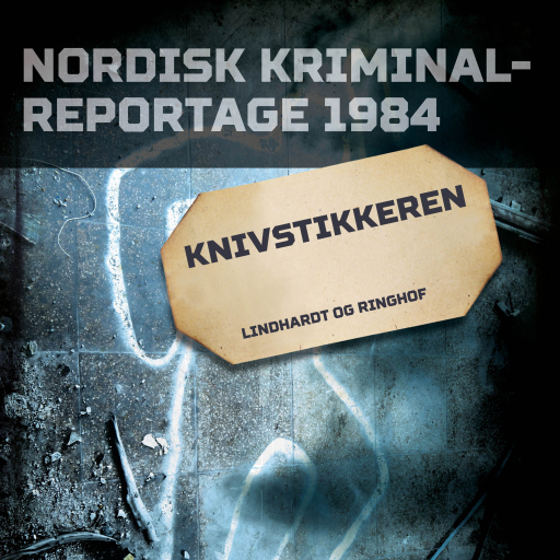 Portada del audiolibro «Knivstikkeren», de Diverse