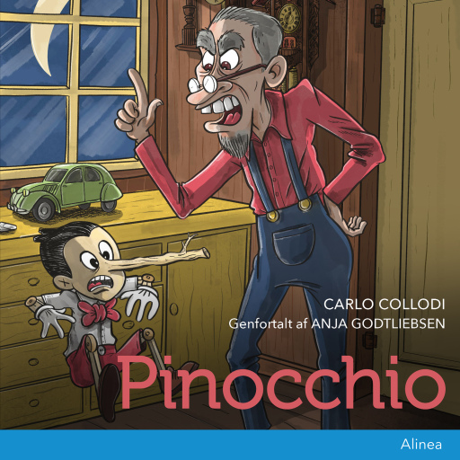 Portada del audiolibro «Pinocchio», de Anja Godtliebsen