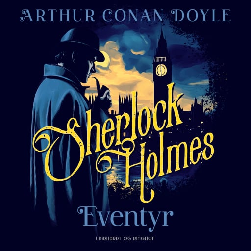 Portada del audiolibro «Sherlock Holmes' eventyr», de Arthur Conan Doyle