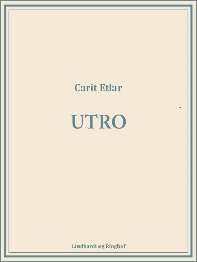 Portada del libro «Utro»