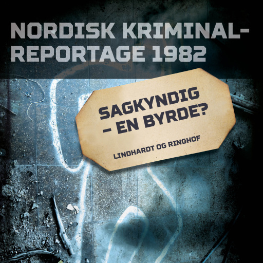 Portada del audiolibro «Sagkyndig – en byrde?», de Diverse