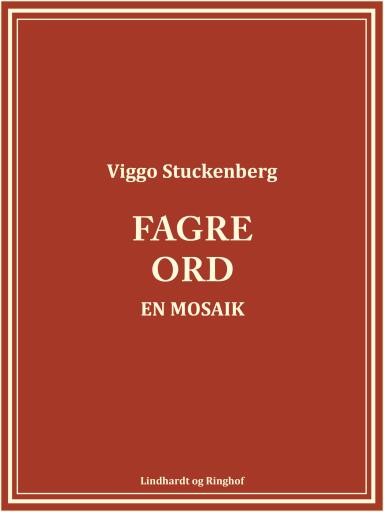 Fagre ord. En mosaik