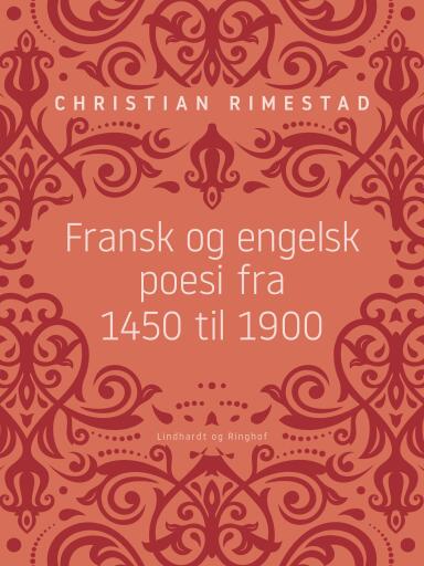 Fransk og engelsk poesi fra 1450 til 1900