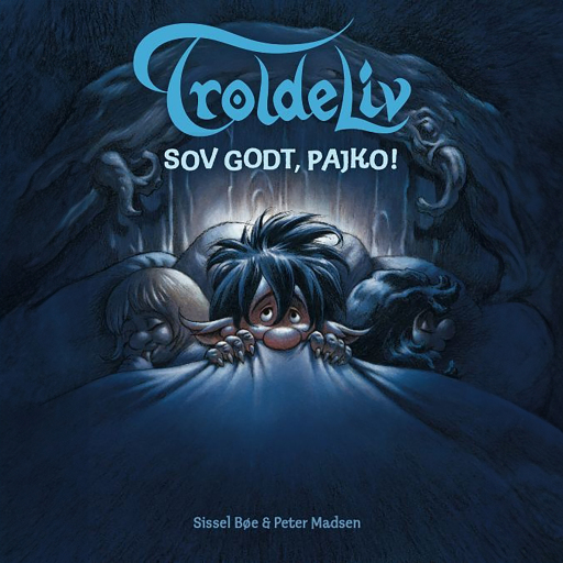 Portada del audiolibro «Troldeliv 6 – Sov godt, Pajko!», de Sissel Bøe