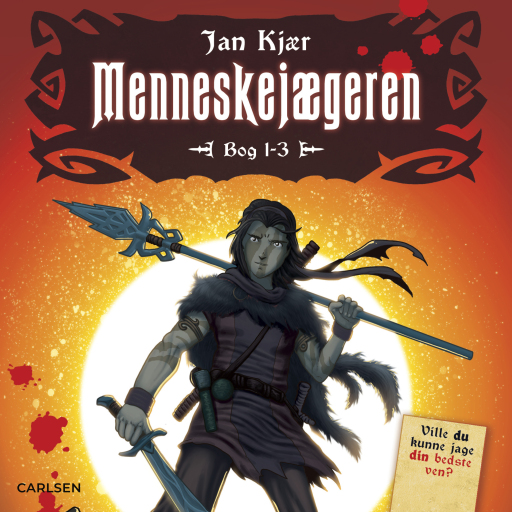Portada del audiolibro «Menneskejægeren – samlebind», de Jan Kjær